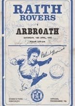 Raith Rovers v Arbroath 14-Apr-1979