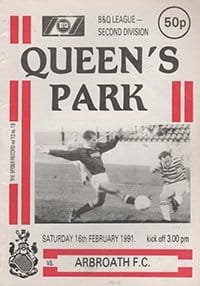 Queens Park v Arbroath 16-Feb-1991