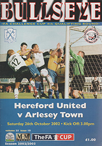 Hereford United v Arlesey Town 26-Oct-2002