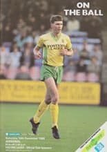 Norwich City v Arsenal 10-Dec-1988