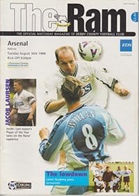 Derby County v Arsenal 10-Aug-1999