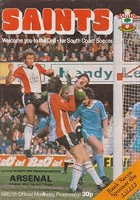 Southampton v Arsenal 11-Nov-1980