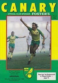 Norwich City v Arsenal 13-Dec-1986