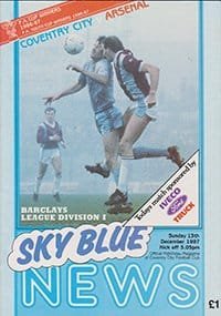 Coventry City v Arsenal 13-Dec-1987