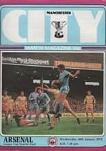 Manchester City v Arsenal 18-Jan-1978
