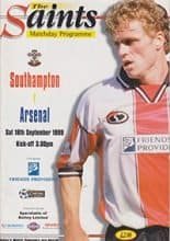 Southampton v Arsenal 18-Sep-1999