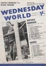 Sheffield Wednesday v Arsenal 20-Dec-1969