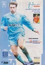 Coventry City v Arsenal 21-Jan-1995