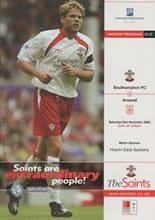 Southampton v Arsenal 23-Nov-2002