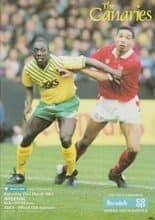 Norwich City v Arsenal 23-Mar-1991