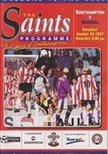 Southampton v Arsenal 23-Aug-1997