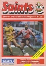 Southampton v Arsenal 25-Mar-1989