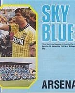 Coventry City v Arsenal 29-Sep-1984