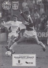 Stroemsgodset Drammen v Arsenal 02-Aug-1994