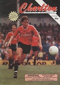 Charlton Athletic v Arsenal 03-Oct-1987