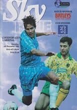 Coventry City v Arsenal 04-Dec-1993