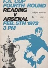 Reading v Arsenal 05-Feb-1972
