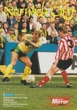Norwich City v Arsenal 08-Apr-1992