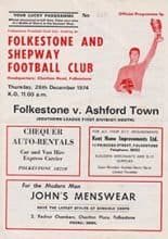 Folkestone & Shepway v Ashford Town 26-Dec-1974