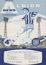 West Bromwich Albion v Aston Villa 12-Oct-1963