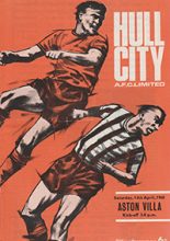 Hull City v Aston Villa 13-Apr-1968