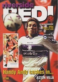 Middlesbrough v Aston Villa 14-Feb-2000