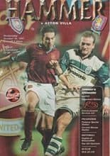 West Ham United v Aston Villa 15-Oct-1997