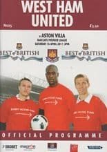 West Ham United v Aston Villa 16-Apr-2011