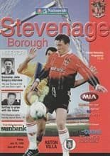 Stevenage Borough v Aston Villa 16-Jul-1999