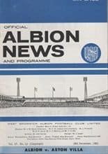 West Bromwich Albion v Aston Villa 18-Dec-1965