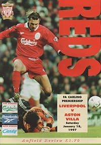 Liverpool v Aston Villa 18-Jan-1997