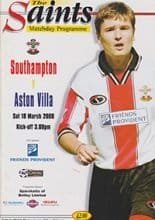 Southampton v Aston Villa 18-Mar-2000