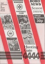 Stevenage Borough v Aston Villa 1989-90