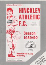 Hinckley Athletic v Aston Villa 01-Nov-1989