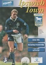 Ipswich Town v Aston Villa 01-Apr-1995