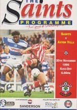 Southampton v Aston Villa 20-Nov-1995