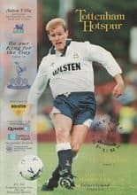 Tottenham Hotspur v Aston Villa 21-Nov-1992