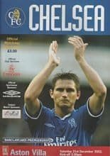 Chelsea v Aston Villa 21-Dec-2002