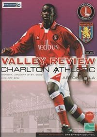 Charlton Athletic v Aston Villa 21-Jan-2002