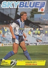 Coventry City v Aston Villa 23-Oct-1991