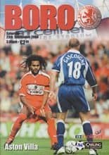 Middlesbrough v Aston Villa 23-Sep-2000