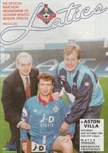 Oldham Athletic v Aston Villa 24-Oct-1992