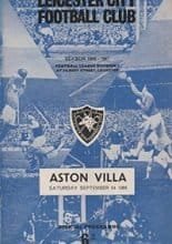 Leicester City v Aston Villa 24-Sep-1966