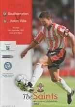 Southampton v Aston Villa 24-Sep-2001