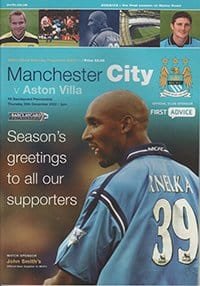 Manchester City v Aston Villa 26-Dec-2002