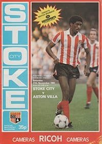 Stoke City v Aston Villa 27-Nov-1982