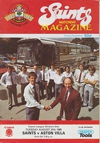 Southampton v Aston Villa 27-Aug-1985