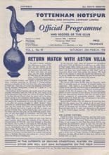 Tottenham Hotspur v Aston Villa 29-Mar-1958