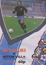 Coventry City v Aston Villa 04-Oct-1986