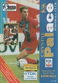 Crystal Palace v Aston Villa 04-Apr-1995